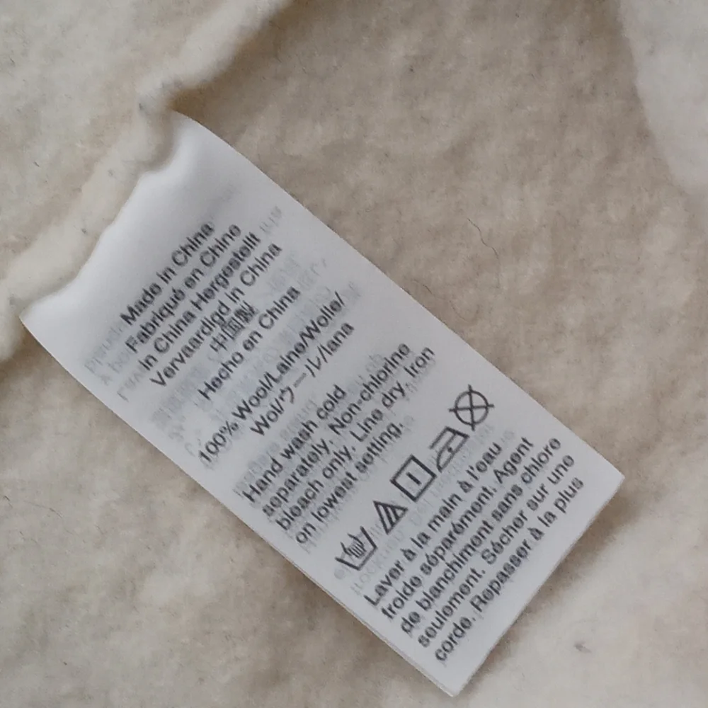 J Crew Women’s Wool Ivory Stadium Double Breasted Patch Pocket PeaCoat SZ 14